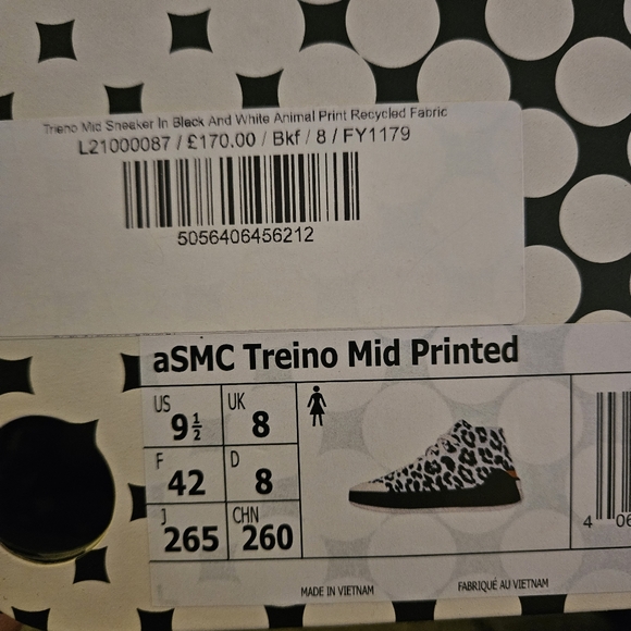 Stella McCartney x Wmns Treino Mid 'Leopard Print - White - Picture 7 of 7